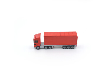 camion miniature rouge