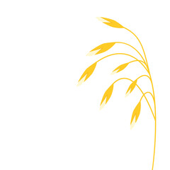 Rice symbol. Wheat symbol vector. wallpaper. logo design. Paddy vector.