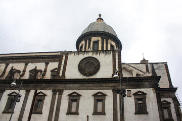 Fototapeta na wymiar Church Saint Caterina a Formiello at Piazza Enrico de Nicola in Naples