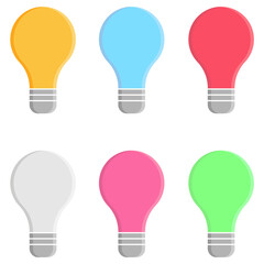 lamp colored light bulb icon. Isolated image jpeg illustration, icon free to edit. abstract jpg lamp
