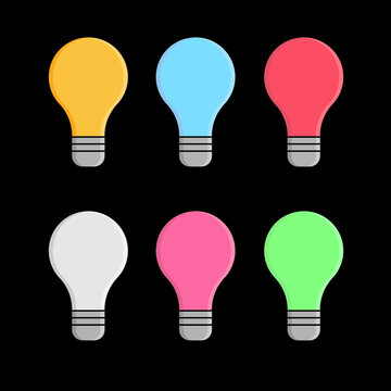 lamp colored light bulb icon. Isolated image jpeg illustration, icon free to edit. abstract jpg lamp
