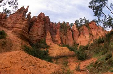 Les ocres de Roussillon, Parc naturel régional du Luberon, 84, Vaucluse