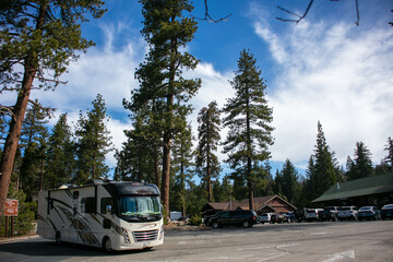 The  Kings Canyon Visitors Center in King's Canyon National Park, California