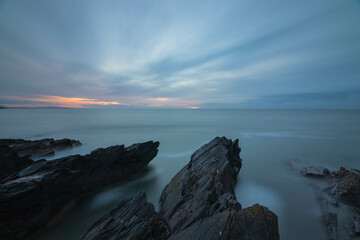 sunrise over the sea