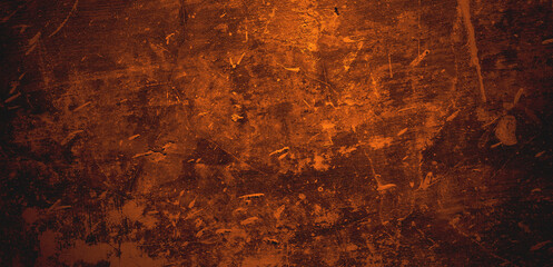 Red grunge texture. Abstract scary concrete, Horror cement for background.