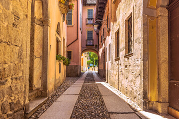 Fototapeta na wymiar The wonderful town of Orta San Giulio, Italy.