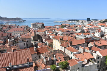 Fototapeta na wymiar Croatia, Dalmatia, Split, monuments, city,