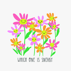 spring flowers illustration