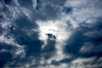 Stormy clouds as a background