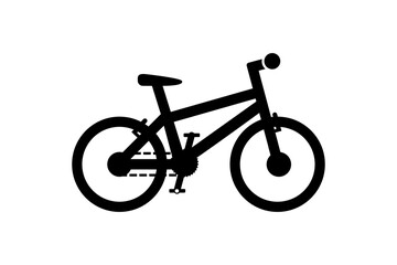 bicycle icon isolated on a white background