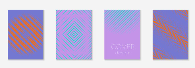 Minimalist trendy cover with line geometric elements and shapes.