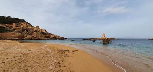 Foto auf Acrylglas Cala Pregonda, Insel Menorca, Spanien Cala Pregonda