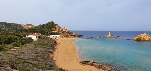 Photo sur Plexiglas Cala Pregonda, île de Minorque, Espagne Cala Pregonda