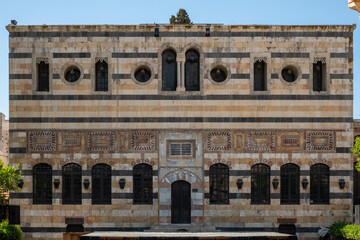 Damascus, Syria -May, 2022: Inside the historical landmark and museum, Al Azem Palace of Damascus,...