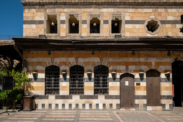Damascus, Syria -May, 2022: Inside the historical landmark and museum, Al Azem Palace of Damascus,...