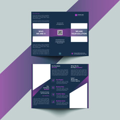 Simple Trifold Brochure Design & template