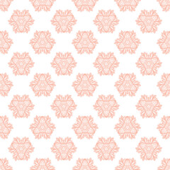 Fototapeta premium Herbal seamless pattern. Light ornamental background in a modern minimalists style. Vector illustration. Trendy design for fabric, fashion textile, prints, wallpaper, wrapping paper, scrapbook.