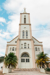 Fototapeta na wymiar Nossa Senhora das Dores Church in the city of Aurora in Santa Catarina