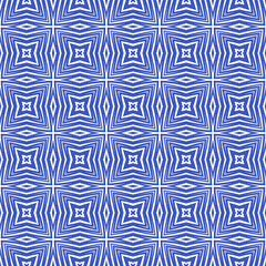 Textured stripes pattern. Indigo symmetrical