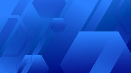 Obraz premium Abstract dark blue gradient background. Modern dark blue abstract background presentation design for festival corporate business and institution.