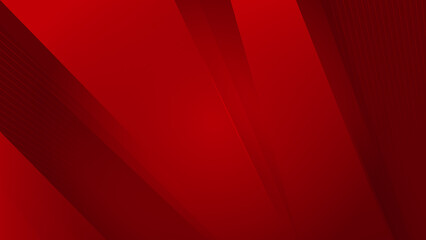 Abstract lines pattern technology on red gradients background