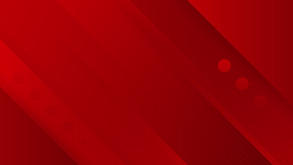 Abstract lines pattern technology on red gradients background