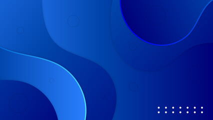 Dark blue geometric shapes abstract background geometry shine and layer element vector for presentation design. Suit for business, corporate, institution, party, festive, seminar, and talks.