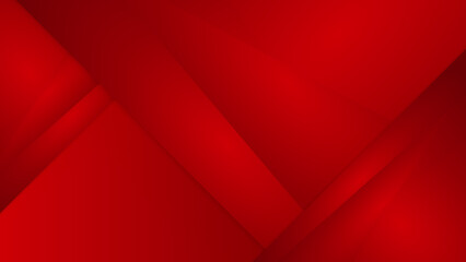 Abstract red geometric shapes vector technology background, for design brochure, website, flyer. Geometric red geometric shapes wallpaper for poster, certificate, presentation, landing page