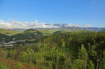 View at Gatlinburg - Great Smoky Mountains National Park, Tennessee