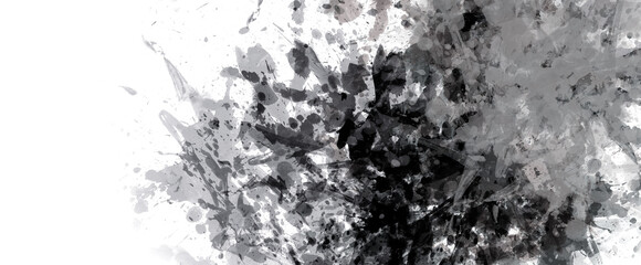 抽象的　水墨画　テクスチャ