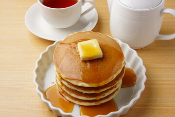 パンケーキ　ホットケーキ