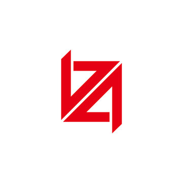 letters ba square arrows up colorful logo vector