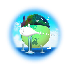 The world of water,Earth