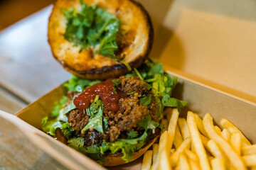 ハンバーガー　手作り