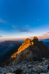 Obraz premium ジャンダルム 夜明け