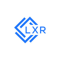 LXR technology letter logo design on white  background. LXR creative initials technology letter logo concept. LXR technology letter design.