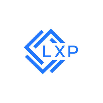 LXP technology letter logo design on white  background. LXP creative initials technology letter logo concept. LXP technology letter design.
