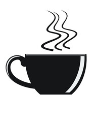 black coffee cup icon