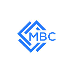 MBC technology letter logo design on white  background. MBC creative initials technology letter logo concept. MBC technology letter design.
