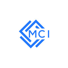 MCI technology letter logo design on white   background. MCI creative initials technology letter logo concept. MCI technology letter design.
