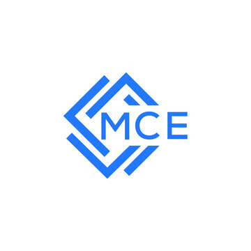 MCE technology letter logo design on white  background. MCE creative initials technology letter logo concept. MCE technology letter design.
