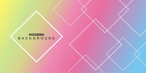 Abstract modern geometric background vector for banner and other design template