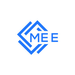MEE technology letter logo design on white  background. MEE creative initials technology letter logo concept. MEE technology letter design.
