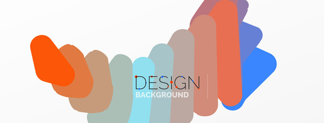 Background, creative geometric shapes composition with gradient effect. Wallpaper for concept of AI technology, blockchain, communication, 5G, science, business and technology