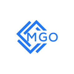 MGO technology letter logo design on white  background. MGO creative initials technology letter logo concept. MGO technology letter design.
