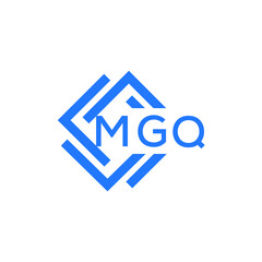MGQ technology letter logo design on white  background. MGQ creative initials technology letter logo concept. MGQ technology letter design.
