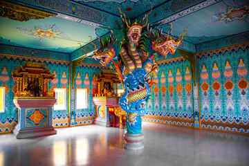 Chao Pho Nakharat Shrine or Chao Por Nakarat Chansen chinese temple in Nakhon Sawan, Thailand