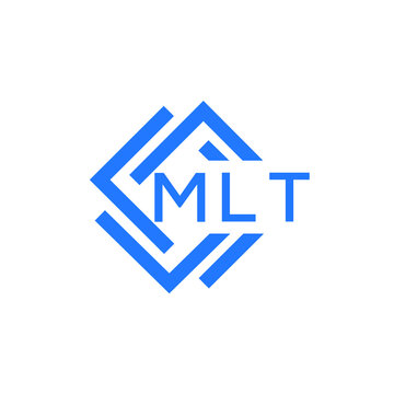 MLT technology letter logo design on white  background. MLT creative initials technology letter logo concept. MLT technology letter design.