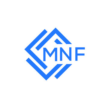 MNF technology letter logo design on white  background. MNF creative initials technology letter logo concept. MNF technology letter design.