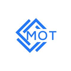 MOT technology letter logo design on white  background. MOT creative initials technology letter logo concept. MOT technology letter design.